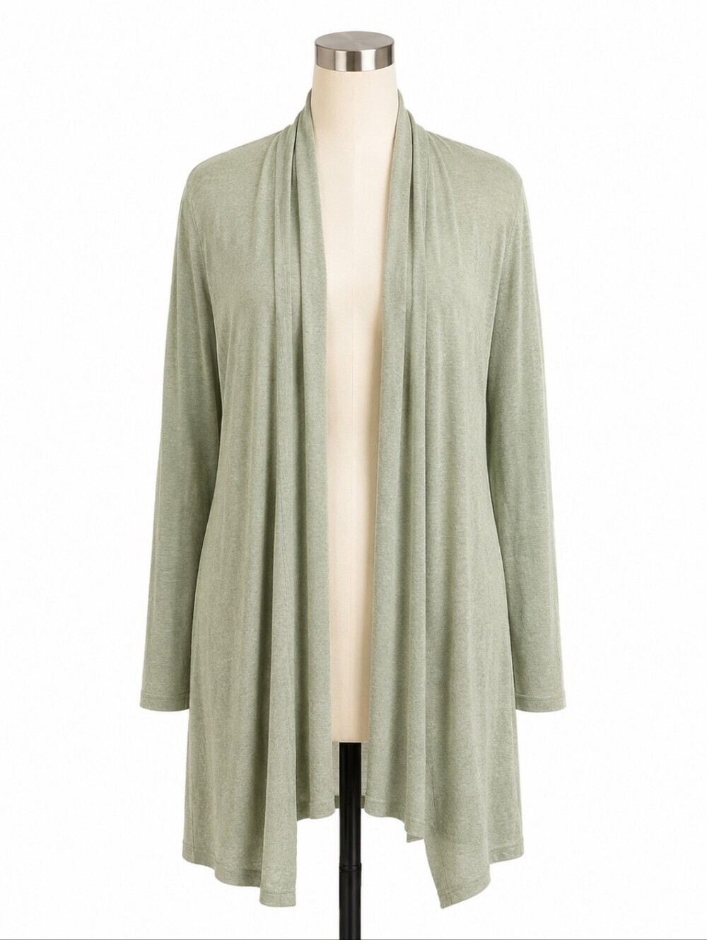 Lululemon Women's Light Green Cashlu Open Front Wrap Sweater Cardigan Sz M/L